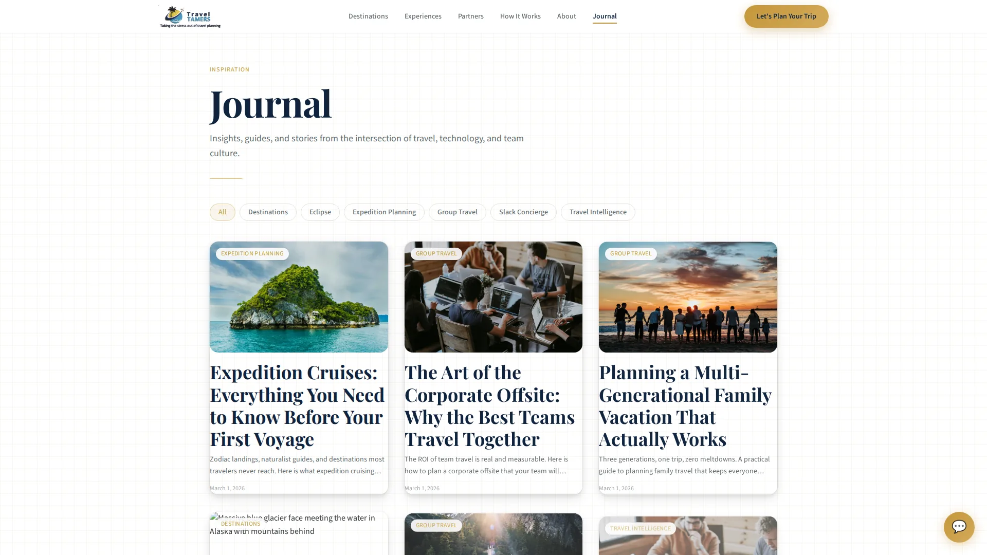 Travel journal blog with MDX content
